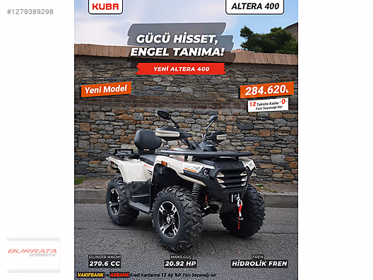 BURRATA MOTOR'DAN ALTERA 400 KREDİ KARTINA TAKSİT İMKANI İLE! #1279389298