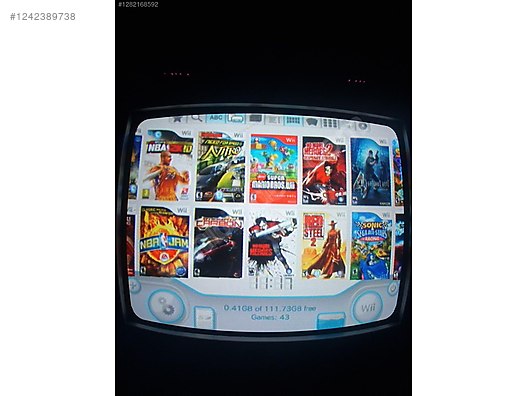nintendo wii tam set softmode kırık yazılımlı 43 Oyun Yüklü on