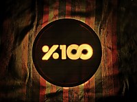 %100 Neon ışıklı tabela