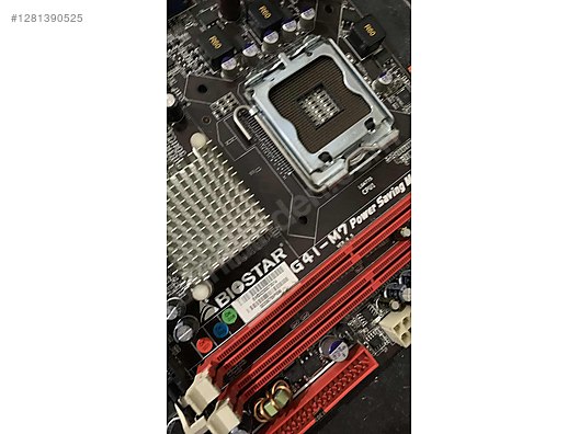 Biostar g41-m7 ddr2 anakart - Anakart ve Tüm Masaüstü Bilgisayar Parçaları sahibinden.com'da