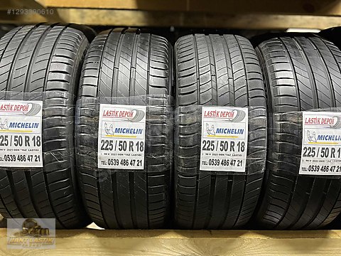 225 50 R18 MİCHELIN YAZLIK ÇIKMA LASTİK TAKIMI SIFIR GİBİ on
