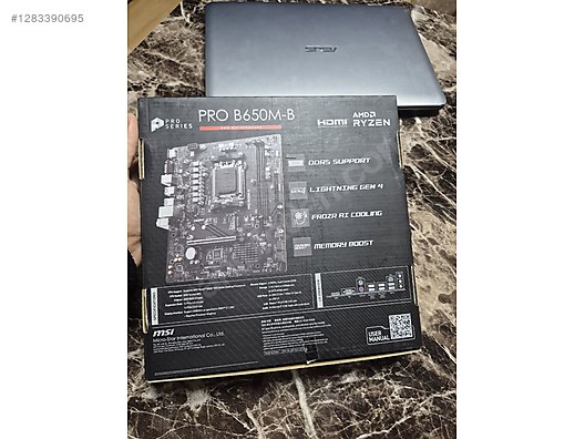 Masaüstü Bilgisayar - Anakart 3 ay kullanılmış msı pro b650m-b Anakart Anakart