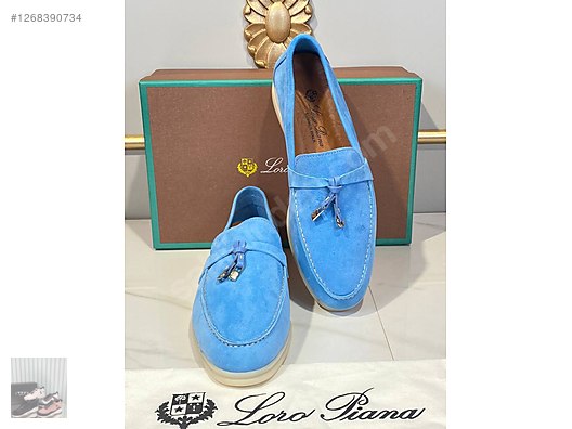 Loro Piana Suede Loafer Orijinal Metis Deri İthal - Kadın Klasik