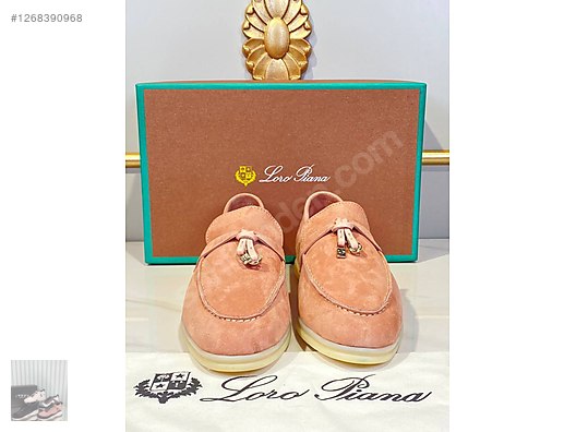 Loro Piana Suede Loafer Orijinal Metis Deri İthal - Kadın Klasik