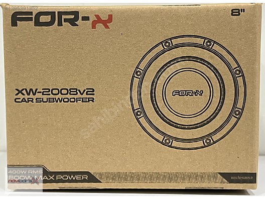 Hoparlör / Subwoofer / FOR-X XW-2008v2 20CM BASS 400RMS - 800W