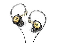 KZ EDX PRO 1DD Kulak lçi Sahne Monitörü Kulaklık. Mikrofonlu!