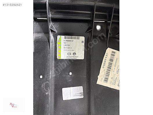 OPEL İNSİGNİA B ÖN TAMPON ALT MUHAFAZA - 39209137 - İlan ve