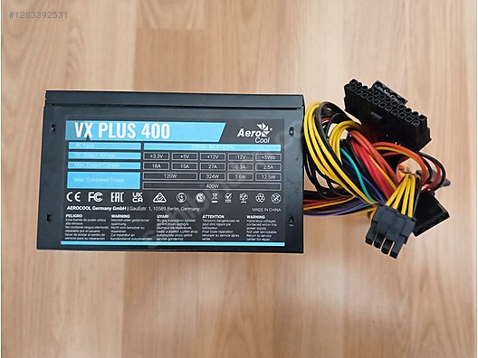 AEROCOOL 400W POWER SUPPLY - Güç Kaynağı ve Tüm Masaüstü Bilgisayar Parçaları sahibinden.com'da