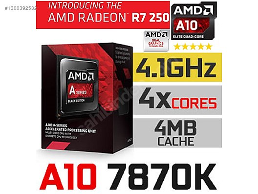 Toplama / BİLGİSAYAR A10-7870K CPU 12GB RAM R7 250D APU VGA 500HDD ...