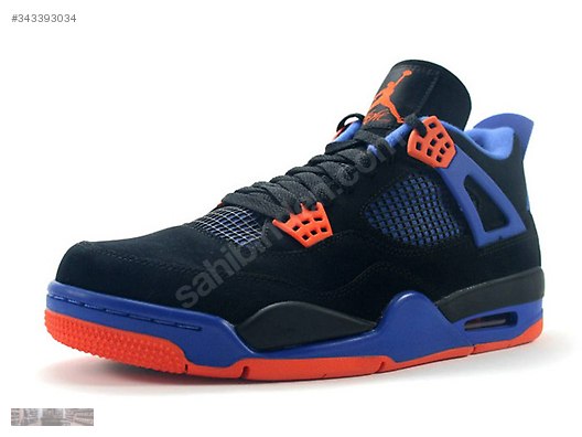 jordan 4s orange and blue