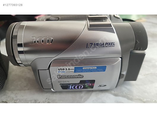 Panasonic NV-GS75 3CCD MiniDV Kamera Kutu + Aksesuar + Çant