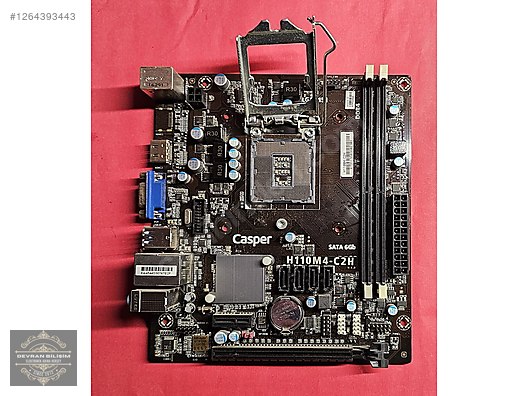 CASPER H110M4 C2H 1151 PİN DDR4 ANAKART - Anakart ve Tüm Masaüstü Bilgisayar Parçaları sahibinden.com'da