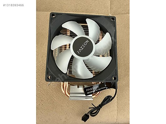 FAZEON A2120TRA 9cm RGB Kule Tipi Siyah İşlemci Soğutucu on
