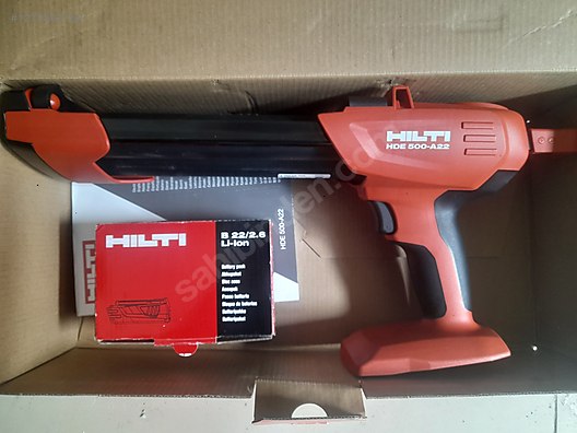 HİLTİ HDE 500-A22 AKÜLÜ UYGULAMA TABANCASI - Sıfır Elektrikli Silikon Tabancası İlanları sahibinden.com'da