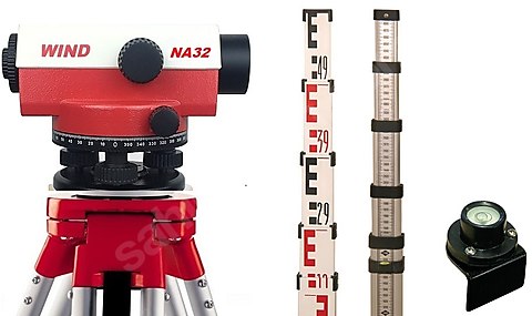 WIND NA32 Otomatik Nivo SET - NA32 Takım (Tripod ve Mira Hediye)