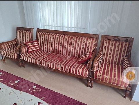 antika koltuk ceviz agac