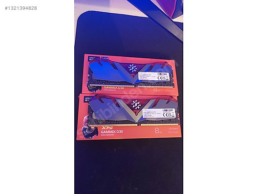 XPG GAMMIX DDR4 8gb ram (vatan bilgisayar garantili) sahibinden