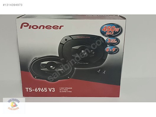 ぽん PİONEER TS-6965 V3 450 WATT ŞAMPİYON SERİSİ OVAL KAYIK HOPARLÖR