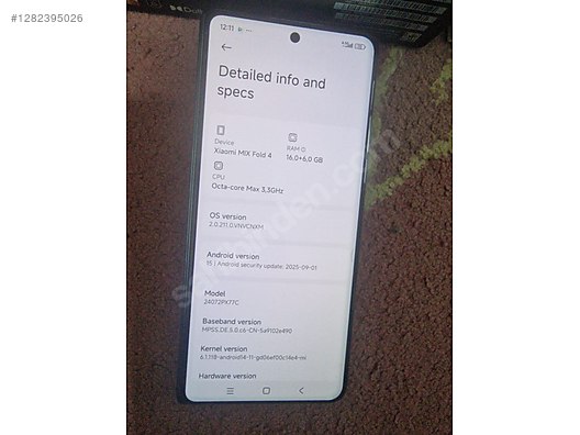 Used & Brand New Items / Cell Phones & Accessories / Cell Phones / Xiaomi / Mi Mix Fold 4