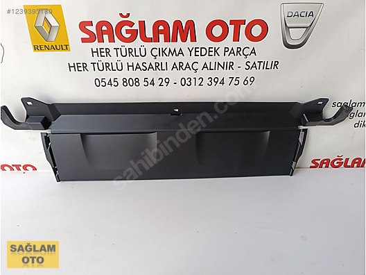 620840755R DACIA DUSTER 2018-2024 ÖN TAMPON ALT MUHAFAZA SİYAH