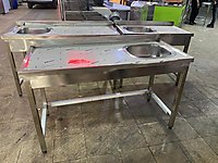 İMALATTAN PASLANMAZ EVYE EVYELİ TEZGAH KALIN SAÇ #1283395496