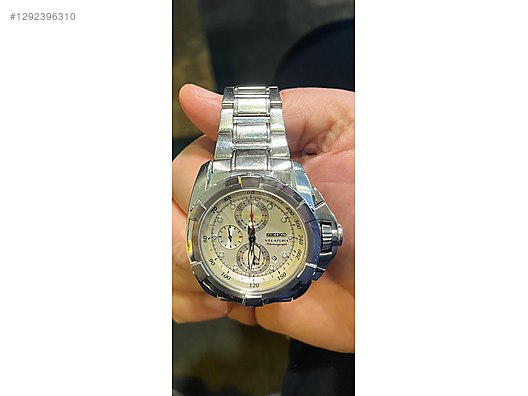 Seiko / SEIKO VELATURA QUARTZ KRONOGRAF 7T62-0HD0, ALARMLI SAAT on