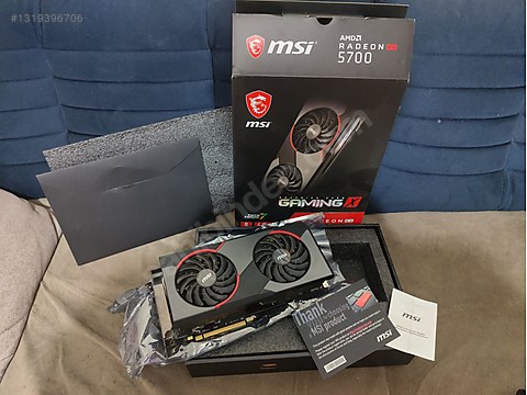 MSI Radeon RX 5700 (GAMING X) - 8 GB - 256 Bit - GDDR6 sahibinden
