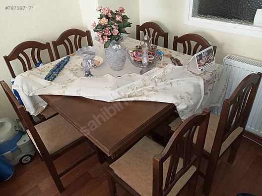 Yemek Odasi Takimi 8 Kisilik Az Kullanilmis Yemek Masasi Sahibinden Comda 797397171