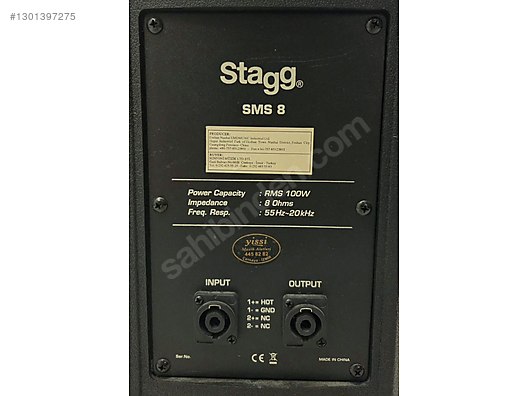 Stagg SMS8 8 Pasif Hoparlör Çifti (8 Ohm) sahibinden.comda