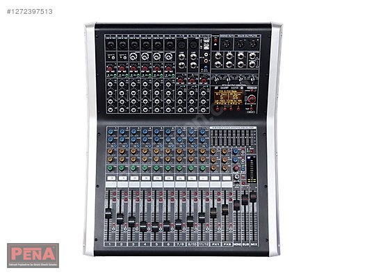 WÖLLER WDX-12PRO 12 KANAL ÇİFT EFEKT-AUX SUB ÇIKIŞLI DECK MİKSER