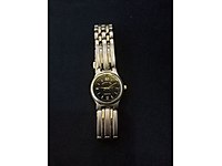 24 ayar altın kaplama kol saati