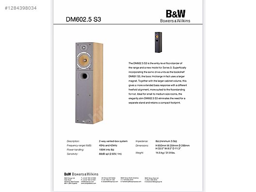 Used & Brand New Items / Home Electronics / Home Audio / Speakers / Floorstanding Speakers