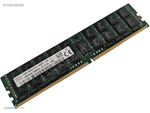 【中古】SK hynix 16GB×4枚 DDR4 PC4-2666 ECC SK Hynix 64GB DDR4-2666 ECC LRDIMM 4Rx4 PC4-21300 Server Bellek
