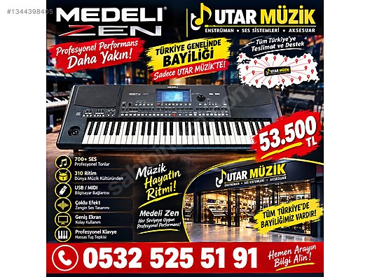 MEDELİ ZEN V3 SON SET 3 YİL GARANTİ UTAR MÜZİK'TE - Sıfır Medeli