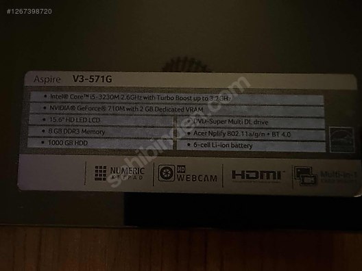 Used & Brand New Items / Computers / Laptops & Notebooks / Laptops / Acer