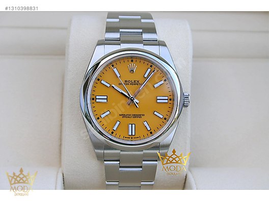 Rolex / Rolex Oyster Perpetual 124300 Yellow Dial 41 mm Kutulu  sahibi