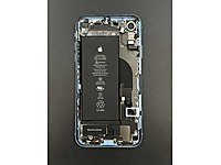 İPHONE XR ORJİNAL DOLU ÇIKMA MAVİ KASA BATARYALI