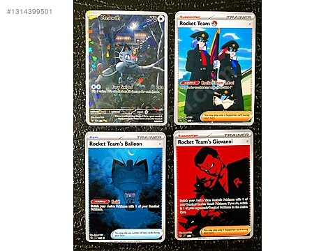 Game Cards / Pokemon Rocket Team Set on sahibinden.com - 1314399501