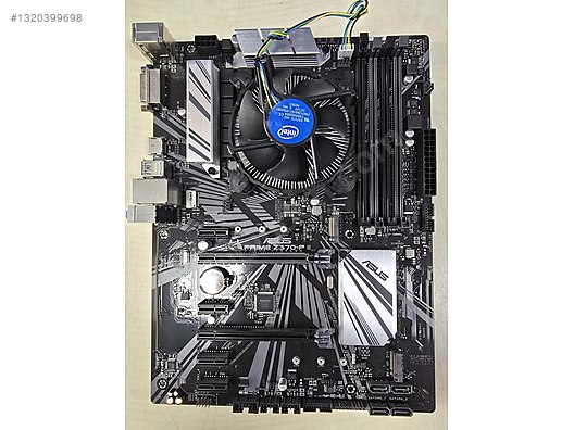 İ7 8700K + ASUS PRİME Z370-P II / SADECE İŞLEMCİ VE ANAKART