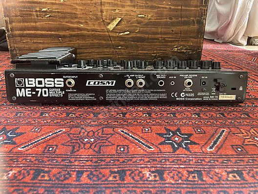 Boss ME-70 - Prosesör ve Diğer Enstrüman Yan Ekipmanları