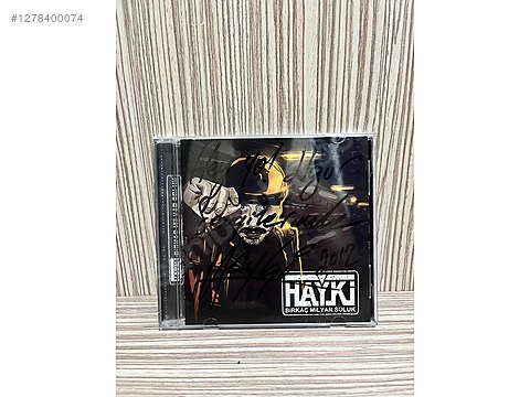 İMZALI hayki birkaç milyar soluk Türkçe rap albüm CD'si - Müzik CD