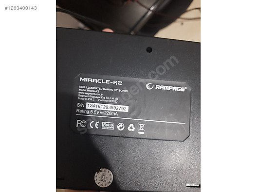 Used & Brand New Items / Gaming & Gamers Exclusive / Gaming Equipment / Gaming Keyboard