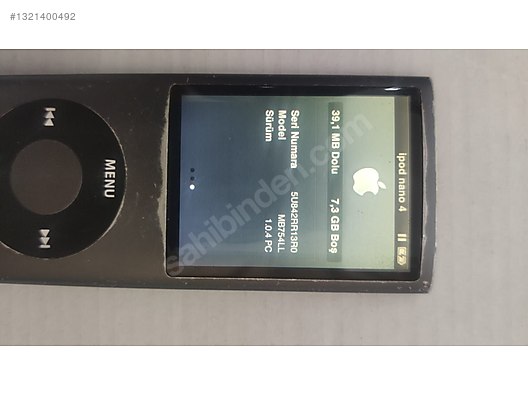 Apple iPod nano ブラック Apple / iPod Nano / Apple iPod Nano 4.nesil A1285 8gb, sadece