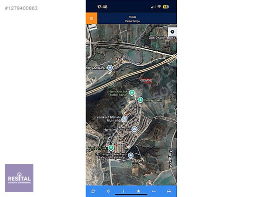 OSMANGAZI DEREÇAVUŞ 'TA İMAR DİBİ SATILIK 1.180 M2 TARLA