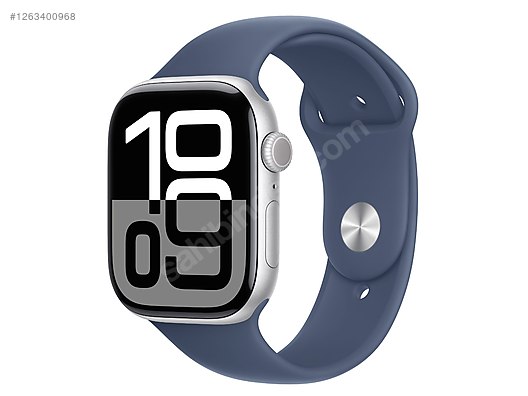 APPLE Watch Series 10 GPS 42mm Silver Aluminium Case with Denim