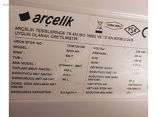 Temiz & Sorunsuz - Arçelik 5233 NH No-Frost Buzdolabı on