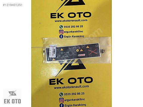 eriringo1025ページ 978182907R renault ön panel ikaz etiketi - İlan ve alışverişte ilk