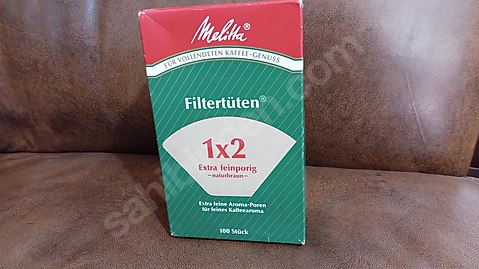 Melitta marka kahve fitre torbası 1x2 -100 lük-
