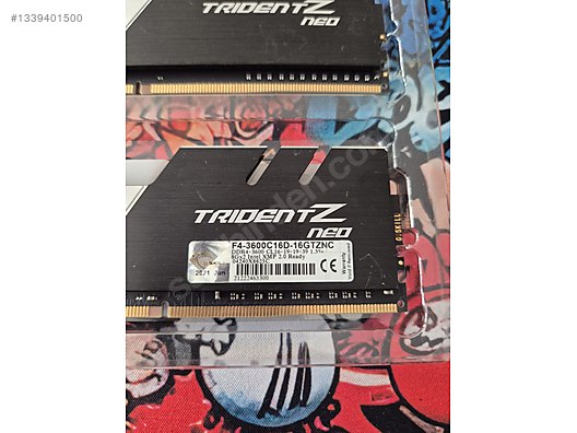 TouchRAM 16GB 3600 2枚セット TridentZ Neo 3600Mhz 8Gx2 16gb Ram sahibinden.comda - 1339401500