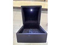 Led ışıklı yüzük saklama kabı